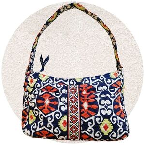 Vera Bradley Sun Valley Cassidy Blue and Orange Shoulder Bag
